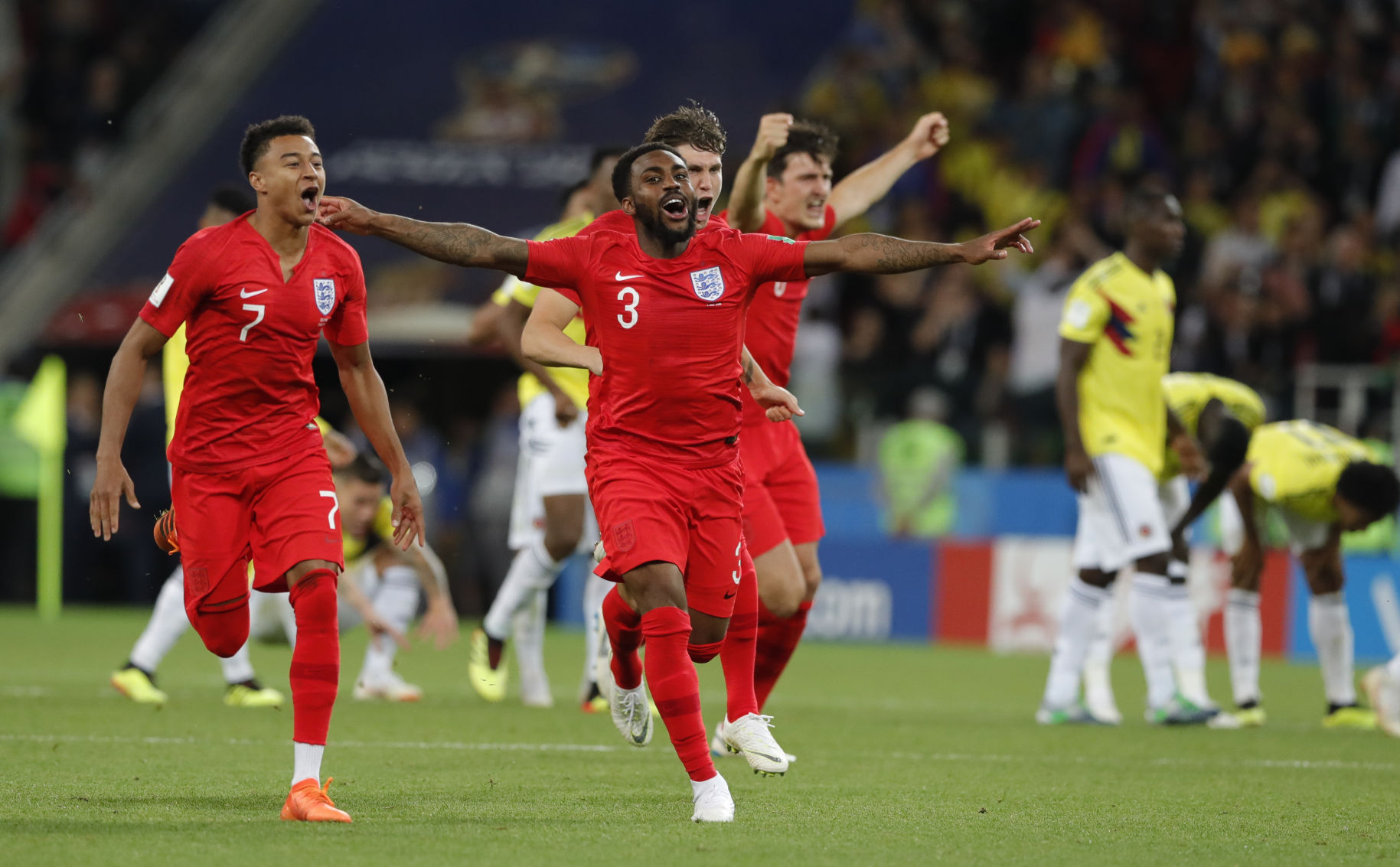 England celebrates